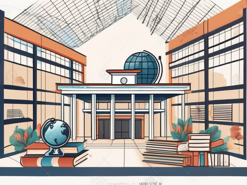 An international school building in guangzhou