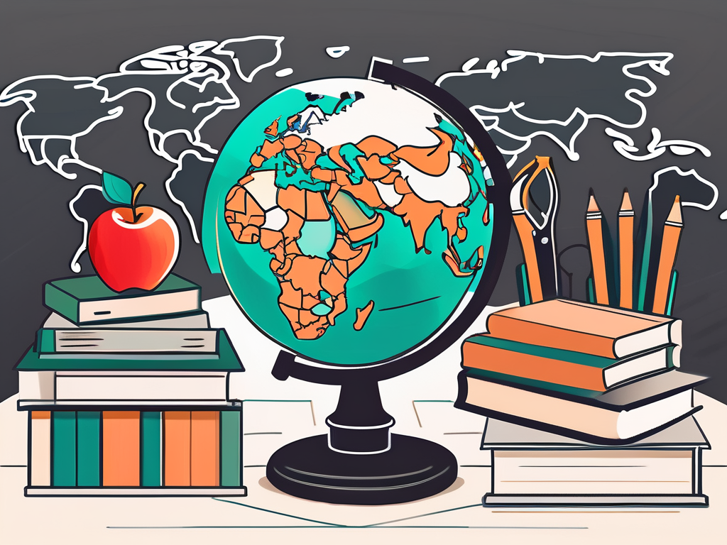 A globe focused on saudi arabia