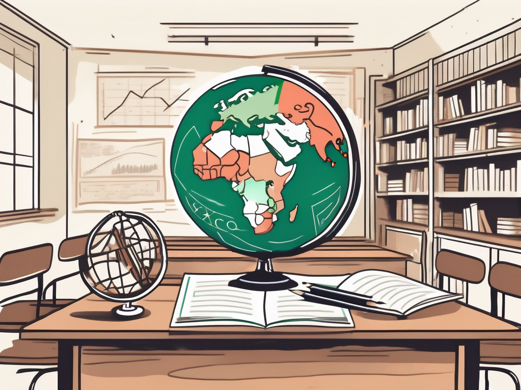 A classroom setting with diverse educational tools