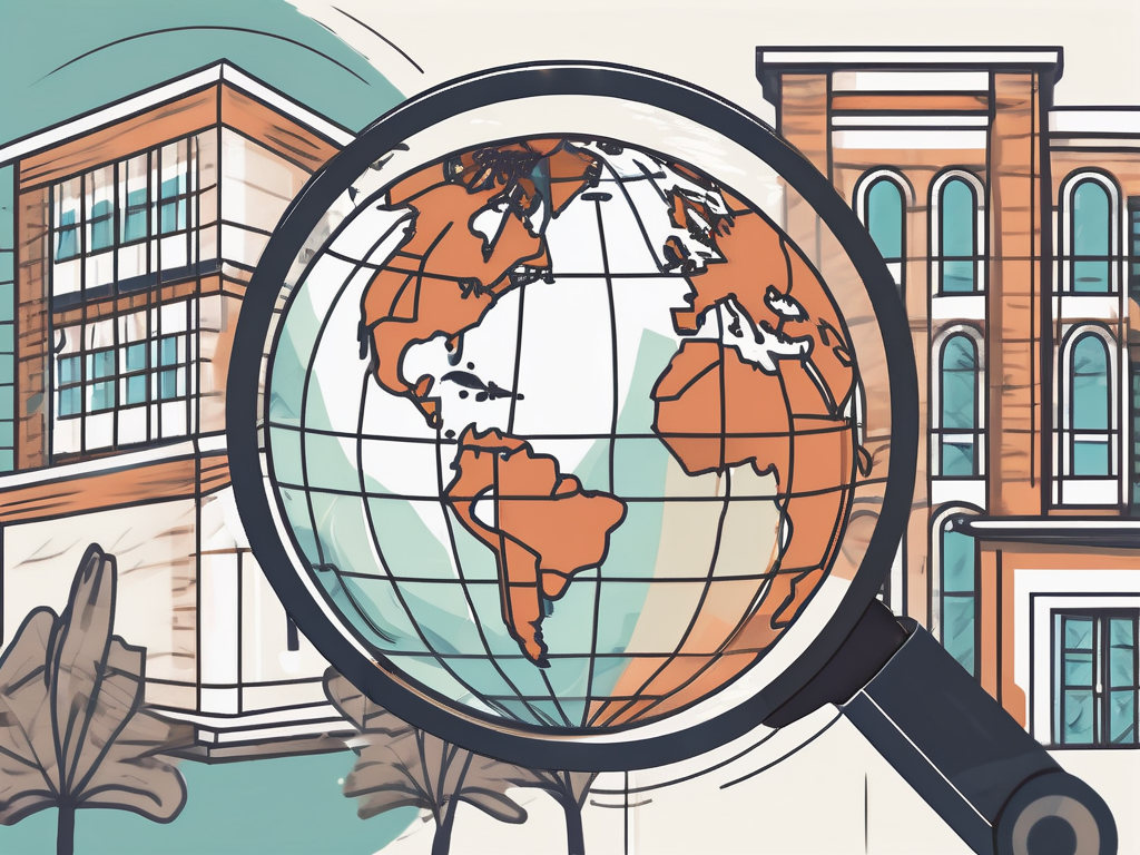 A globe centered on malaysia