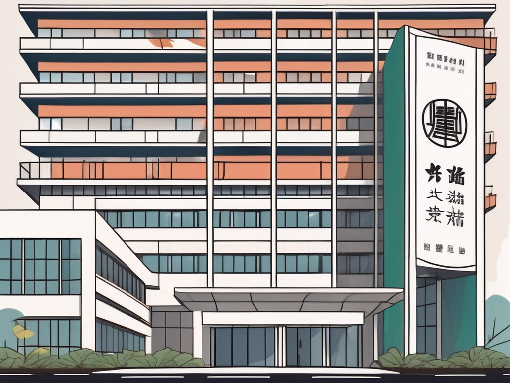 A modern international school building in shenzhen