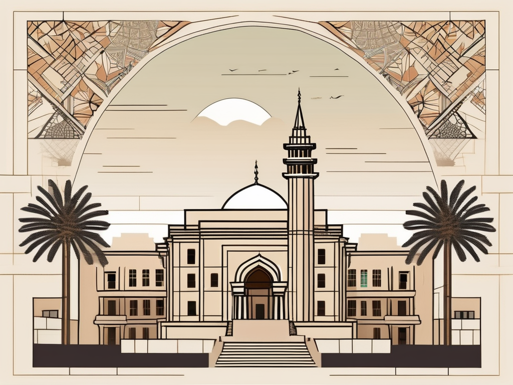 An international school building in amman
