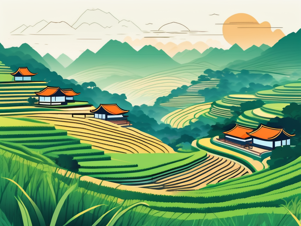 A beautiful vietnamese landscape