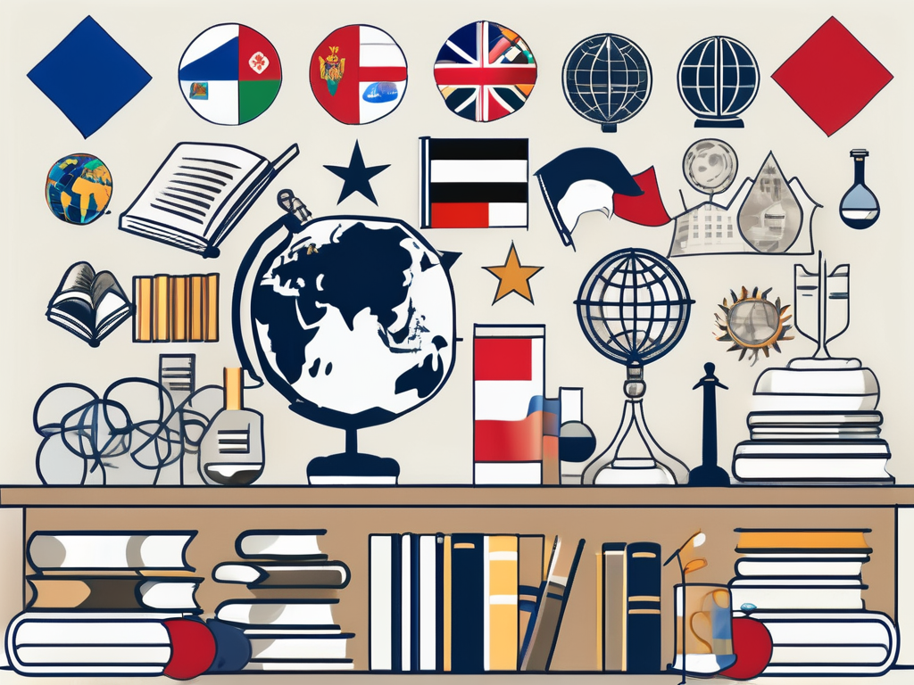 The united world college of the adriatic campus with various symbols representing high teaching standards