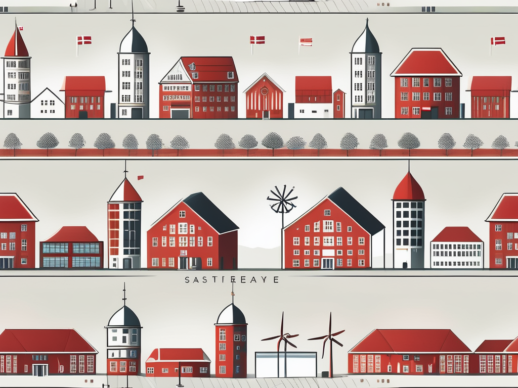 Five different school buildings