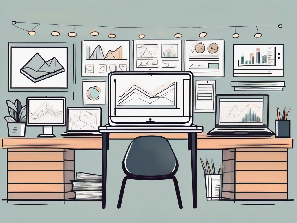 A classroom setting with various educational tools