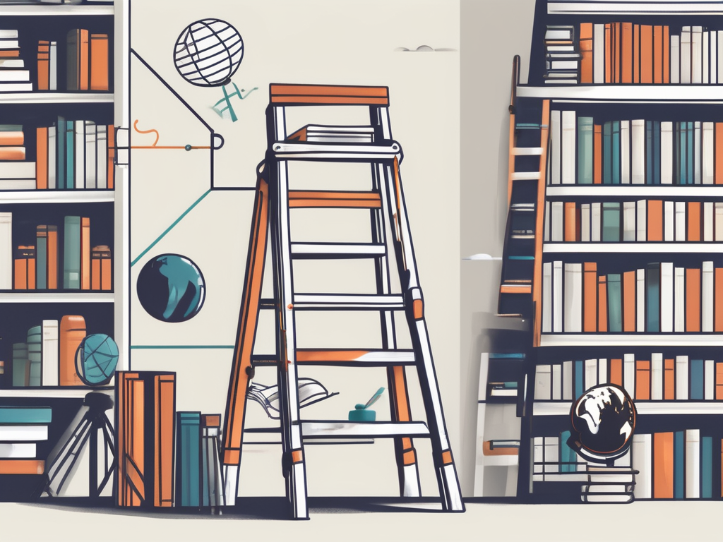 A ladder representing skill development